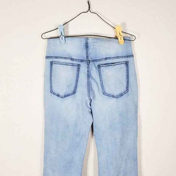 SO Goods For Life Womens Light Blue High Rise Flare Jeans Size 9/29W Cotton Blen - Picture 6 of 12